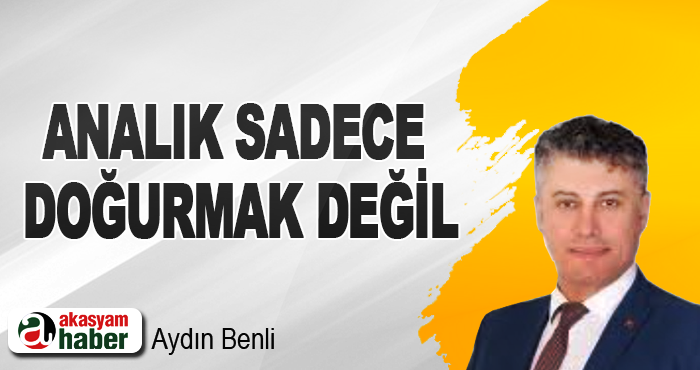 Analık Sadece Doğurmak Değil