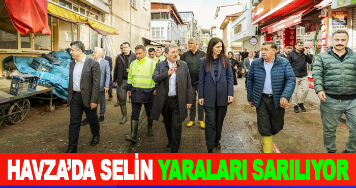 Havza’da Selin Yaraları Sarılıyor