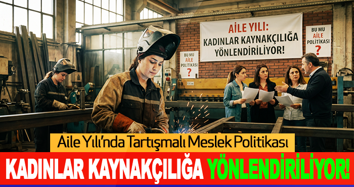 Kadınlar kaynakçılığa yönlendiriliyor!