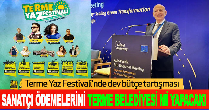Sanatçı Ödemelerini Terme Belediyesi mi Yapacak!