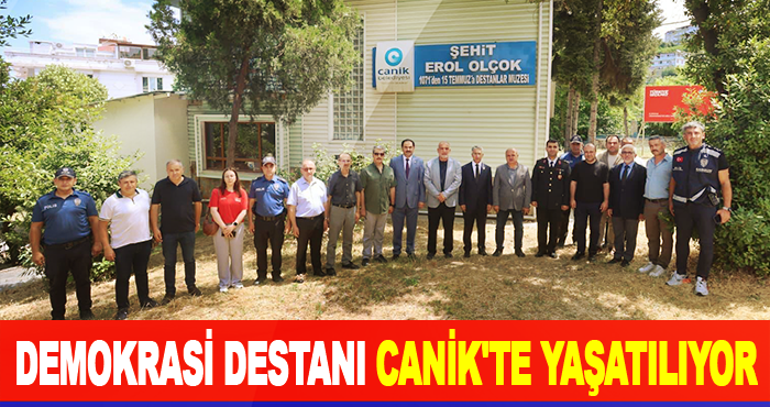 Demokrasi Destanı Canik'te Yaşatılıyor
