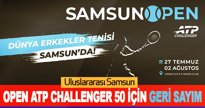 Uluslararası Samsun Open Atp Challenger 50 İçin Geri Sayım