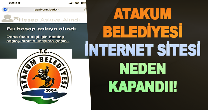 Atakum Belediyesi İnternet Sitesi Neden kapandı!