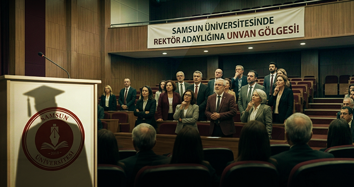 Samsun Üniversitesinde rektör adaylığına Unvan gölgesi